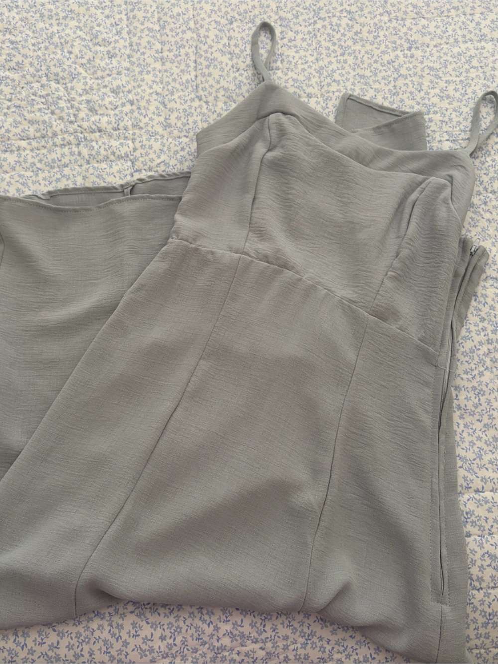 Altar'd State cloudy blue linen maxi dress xsmall (last pic most color accurate)
